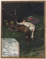 KT 1314
<br/>
Spijskaart met stilleven
<br/>
<em>Bastert, Nicolaas (1854-1939)</em>